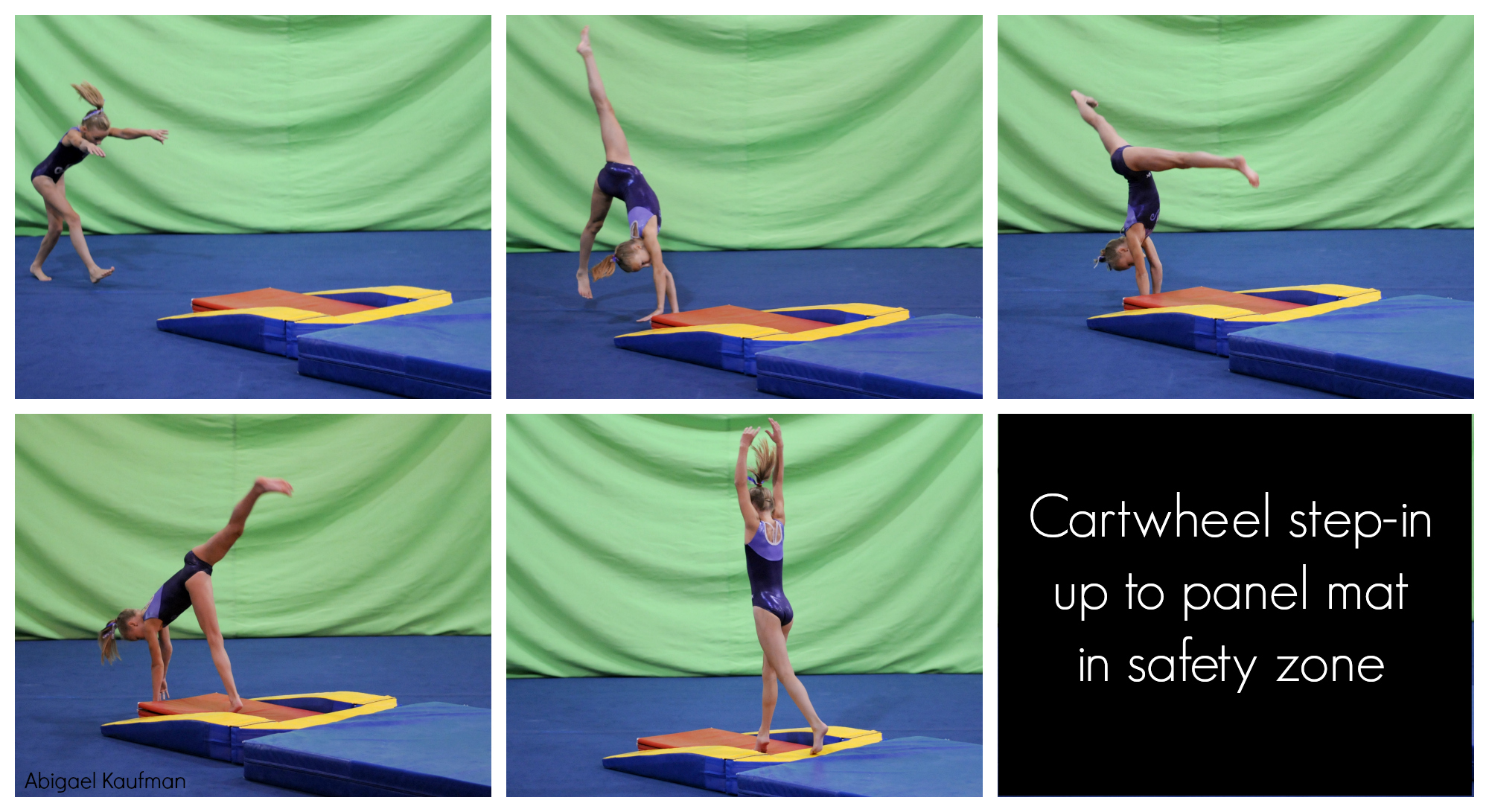 cartwheel step in to panel mat