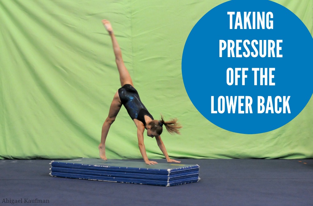 Taking Pressure Off Of the Lower Back