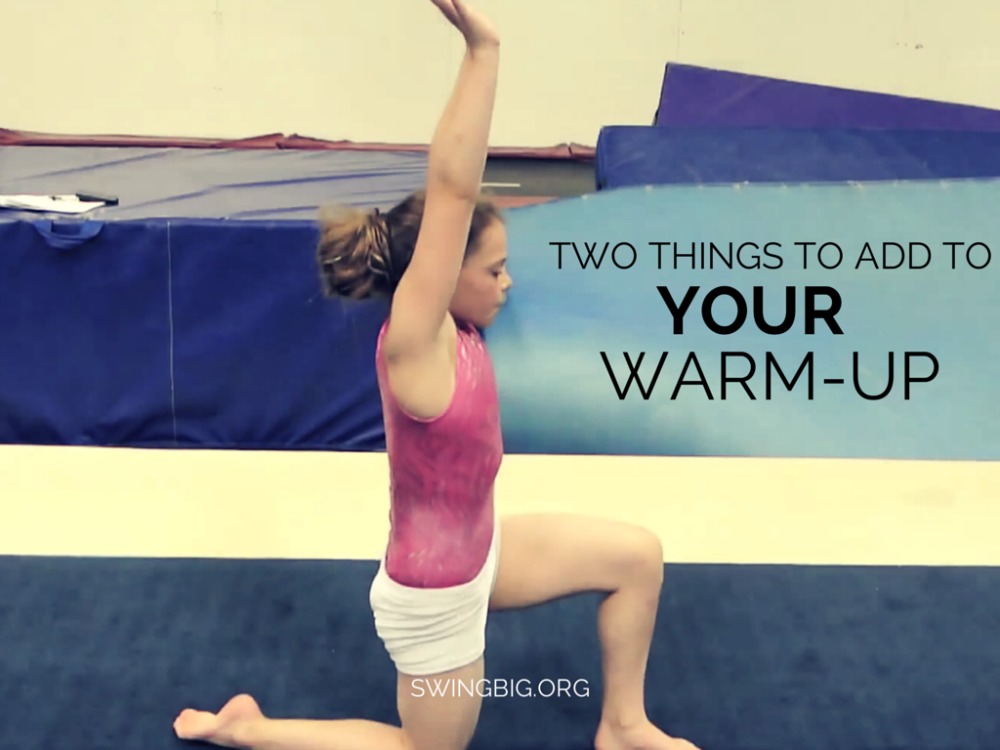 Two things to add to your warm-up